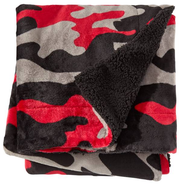 Northeast Outfitters Cozy Camo Sherpa Blanket