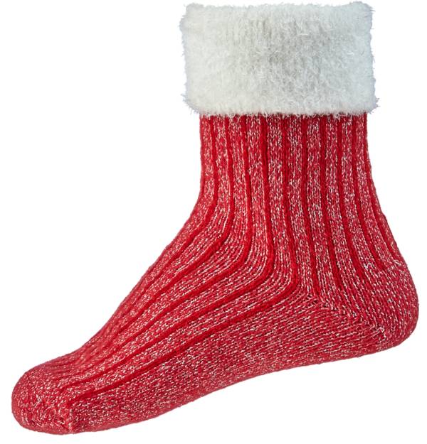 Northeast Outfitters Women's Metallic Cozy Cabin Cuffed Socks