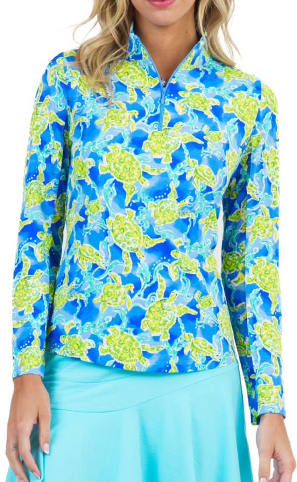 IBKUL Women's ¼ Zip Long Sleeve Mock Neck Golf Sun Shirt product image