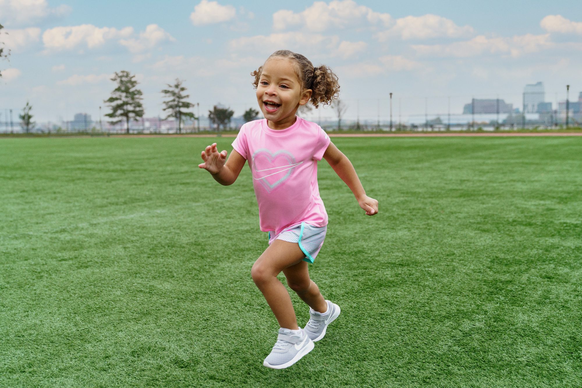 Nike Little Girls' Dri-FIT Pixel T-Shirt and Shorts Set product image