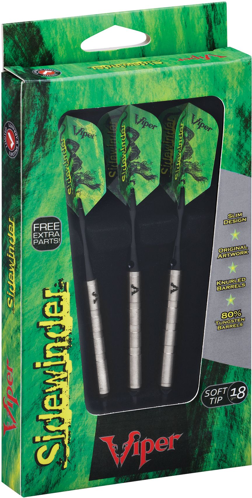 Viper Sidewinder 18g Ringed Barrel Soft Tip Darts product image