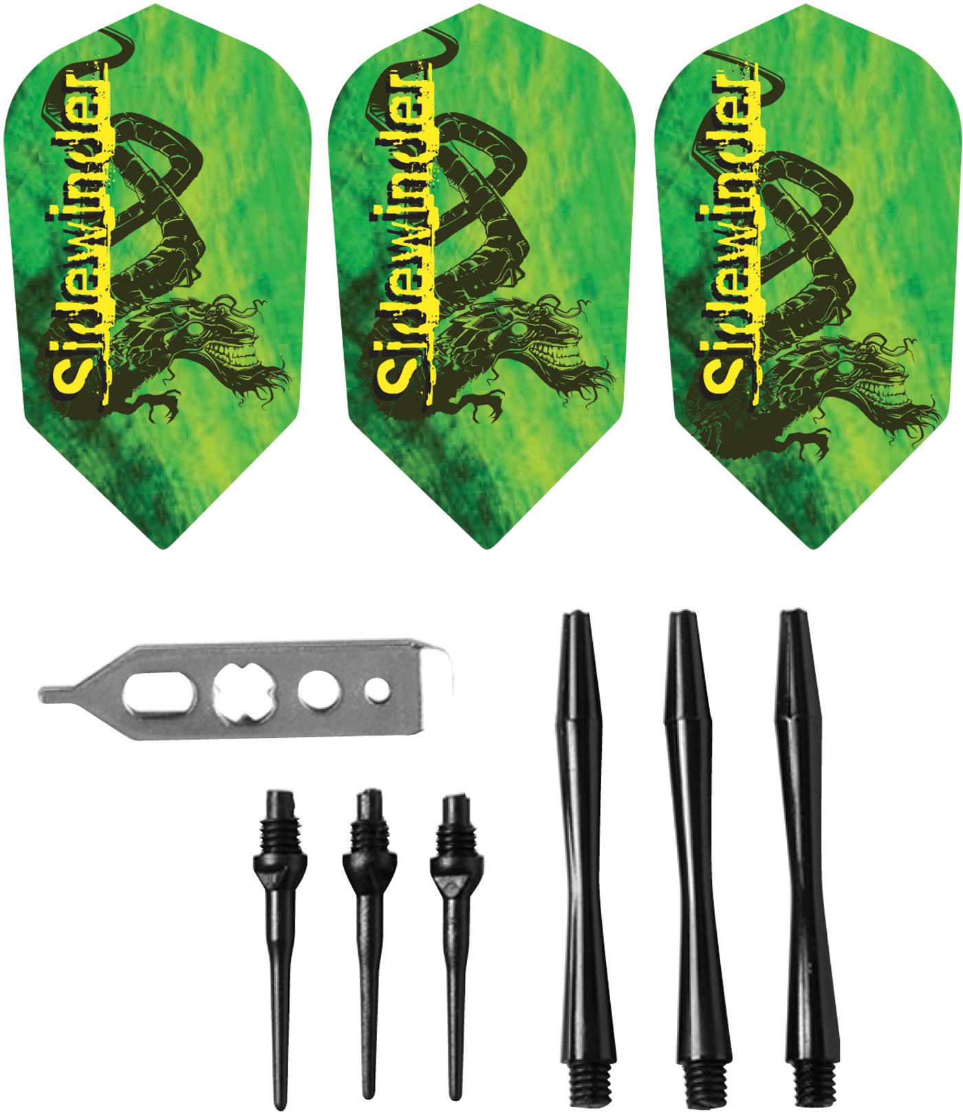 Viper Sidewinder 18g Shark Fin Barrel Soft Tip Darts