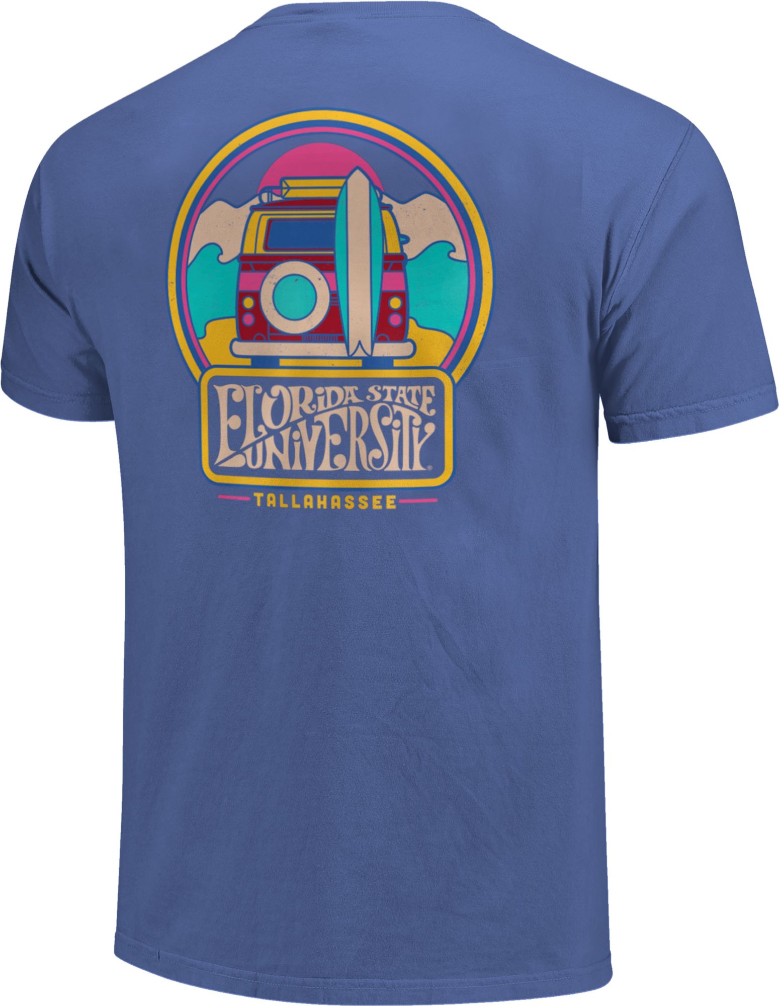 Image One Men's Florida State Seminoles Blue Beach Van T-Shirt product image