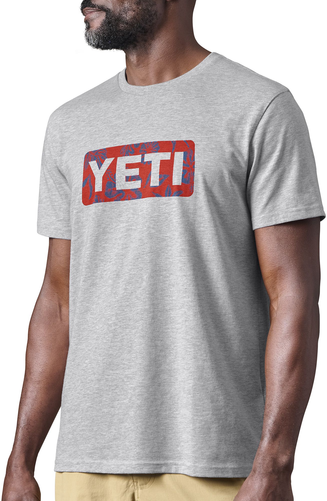 YETI Men's Floral Logo Badge Short Sleeve T-Shirt product image