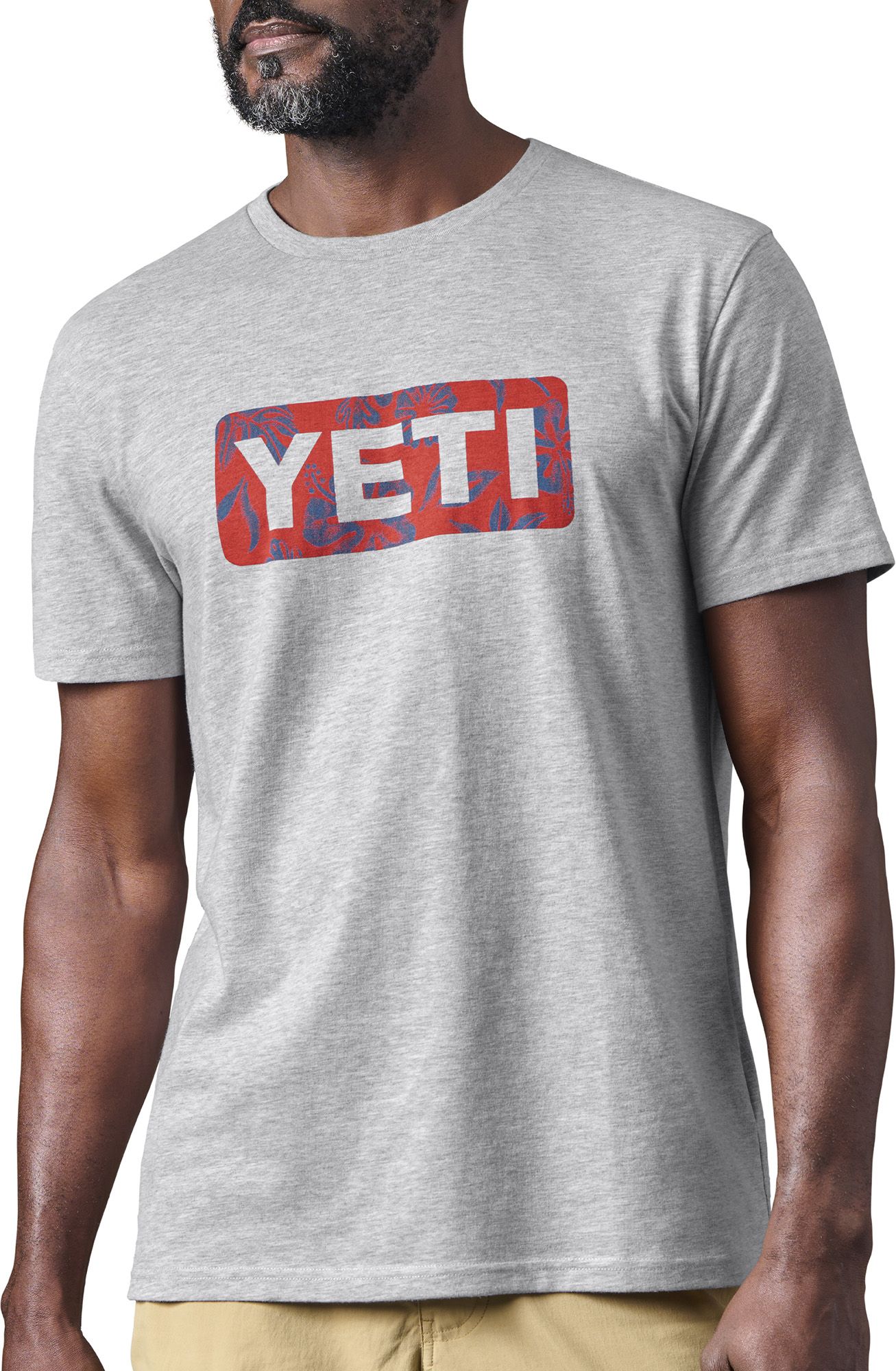 YETI Men's Floral Logo Badge Short Sleeve T-Shirt product image