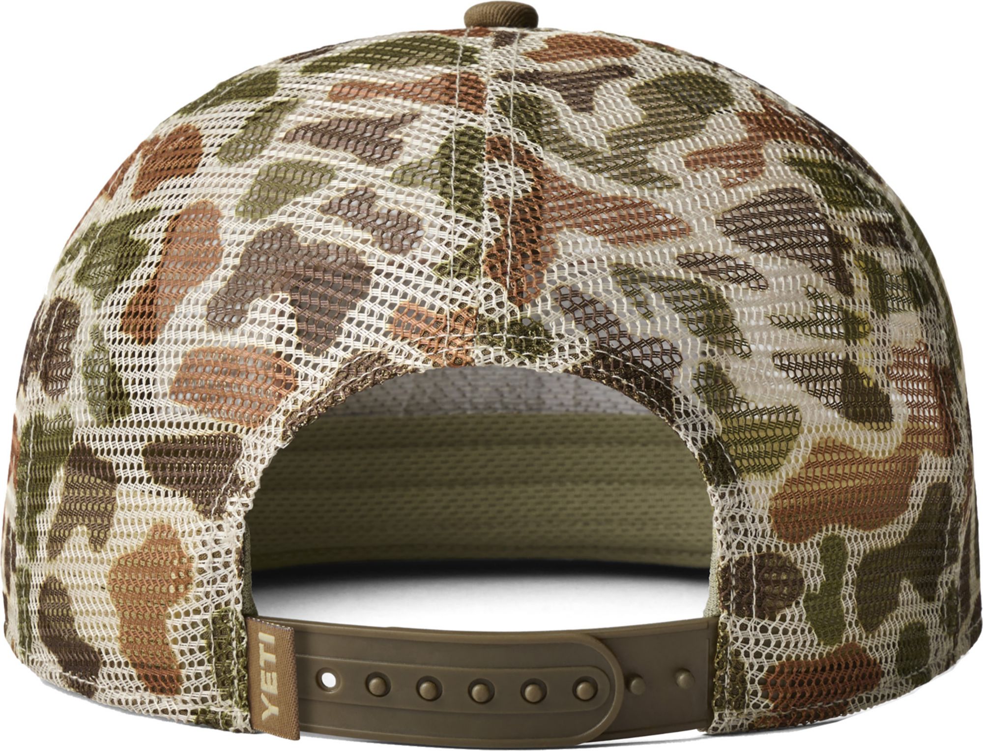 YETI Men's Mesh Camo Flat Brim Hat product image