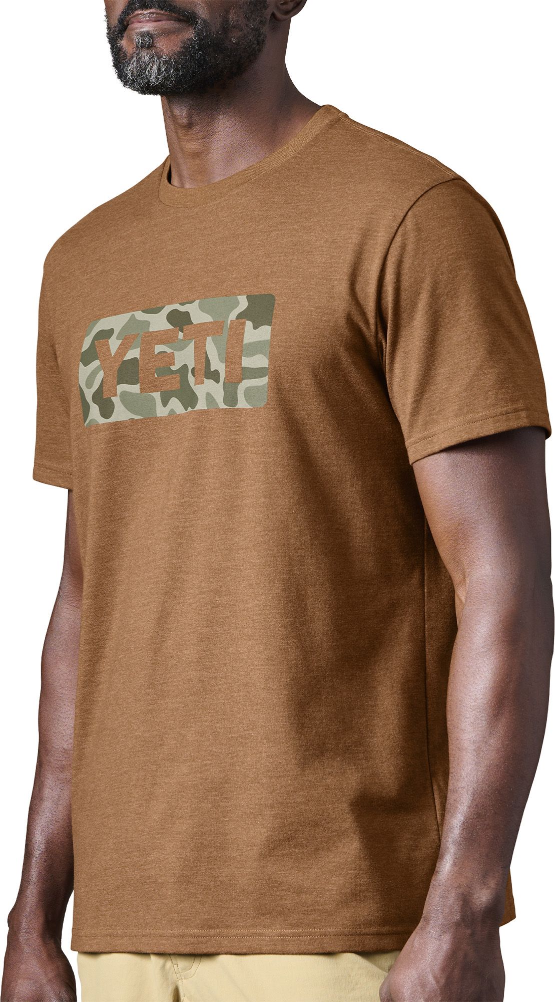 YETI Men's Camo Logo Badge Short Sleeve T-Shirt product image
