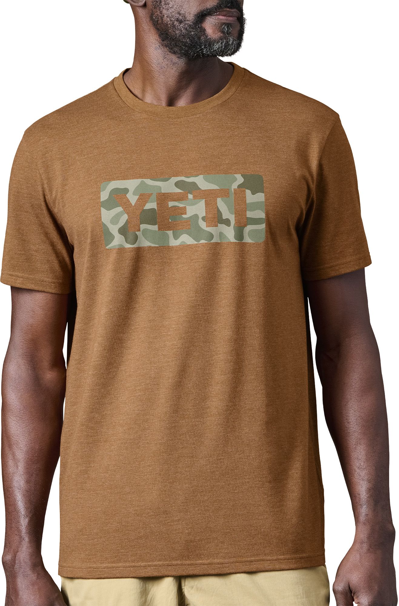 YETI Men's Camo Logo Badge Short Sleeve T-Shirt product image