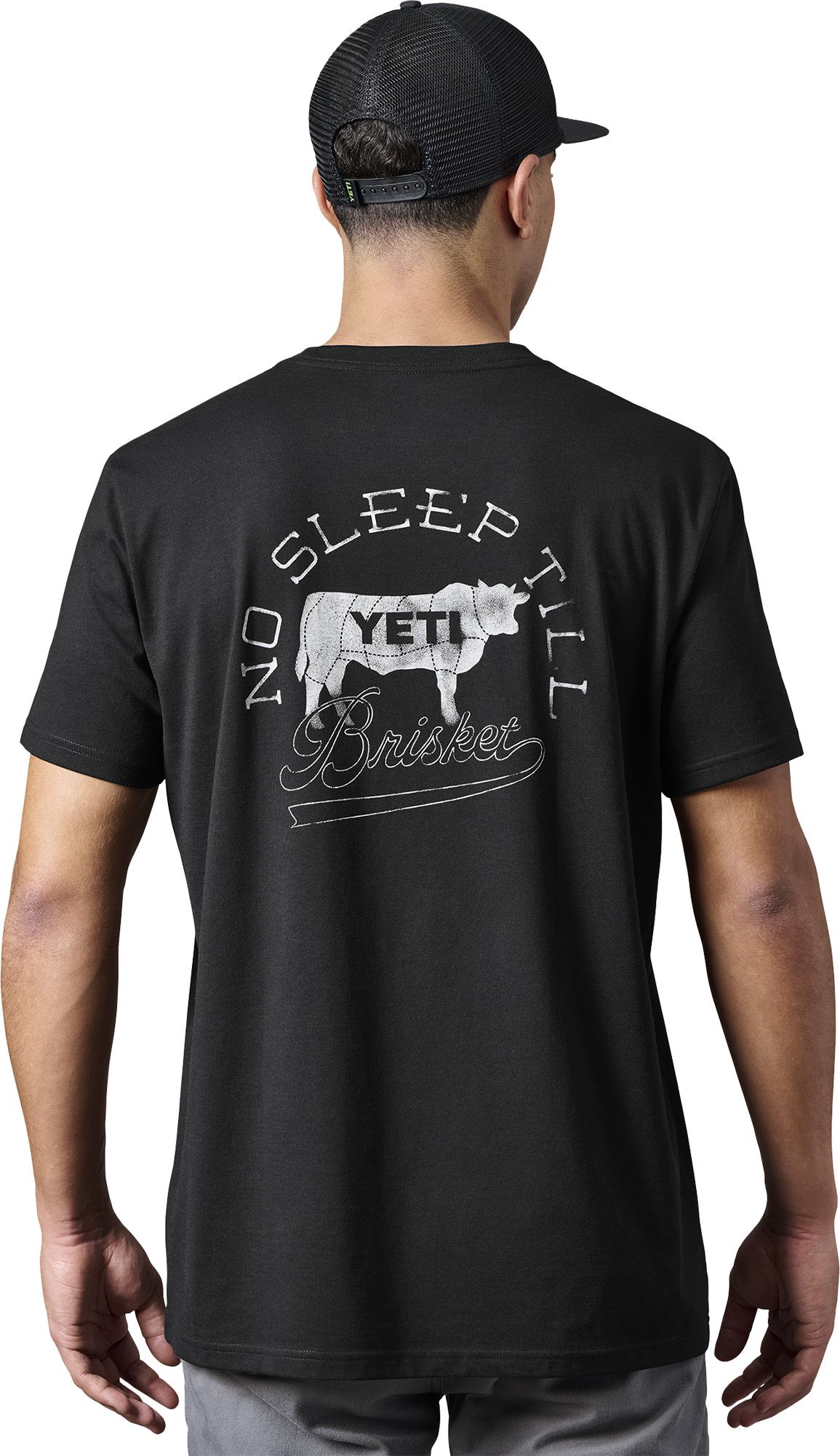 YETI Men's No Sleep Till Brisket Short Sleeve Pocket T-Shirt