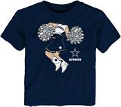 NFL Team Apparel Toddler Dallas Cowboys Cheerleader Navy T-Shirt product image