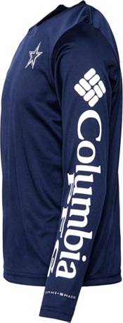 Columbia Youth Dallas Cowboys Terminal Navy Tackle Long Sleeve T-Shirt product image