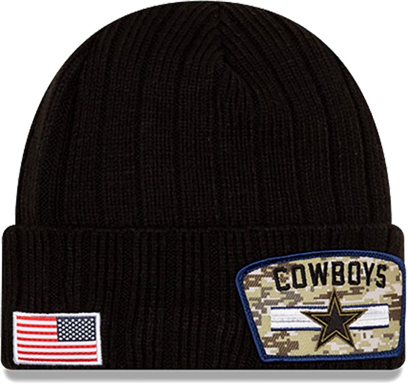 New Era Men's Dallas Cowboys Salute to Service Black Knit product image