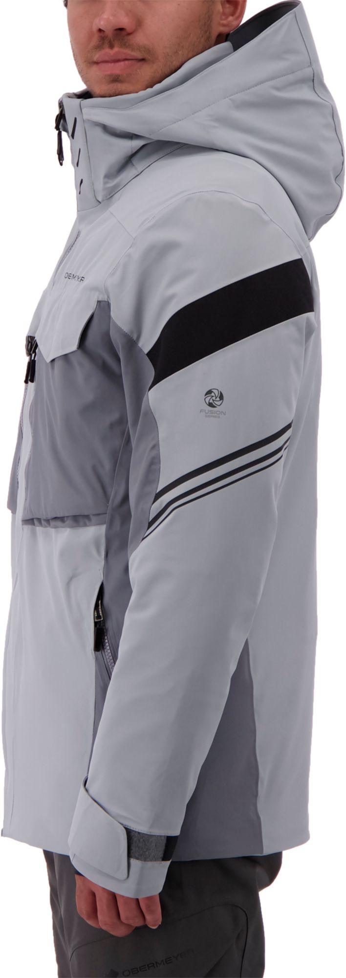 obermeyer men's ultimate down hybrid jacket