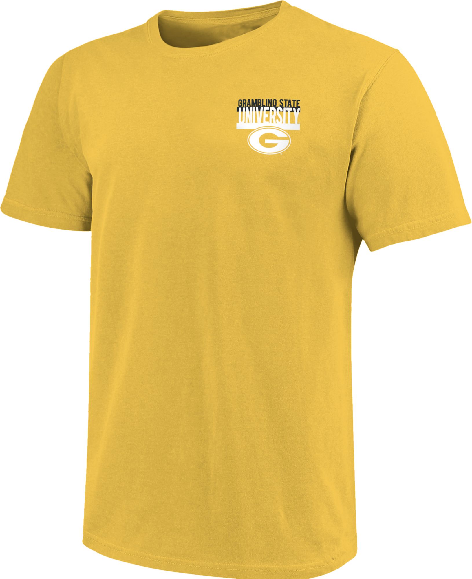 Image One Men's Grambing State Tigers Gold Campus Buildings T-Shirt product image