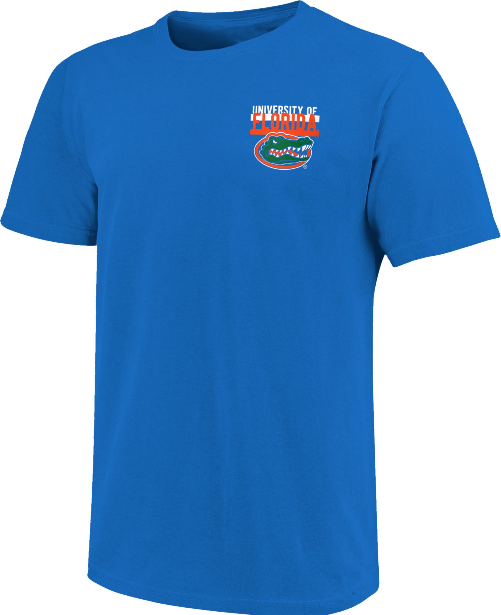 Image One Men's Florida Gators Blue Campus Buildings T-Shirt product image