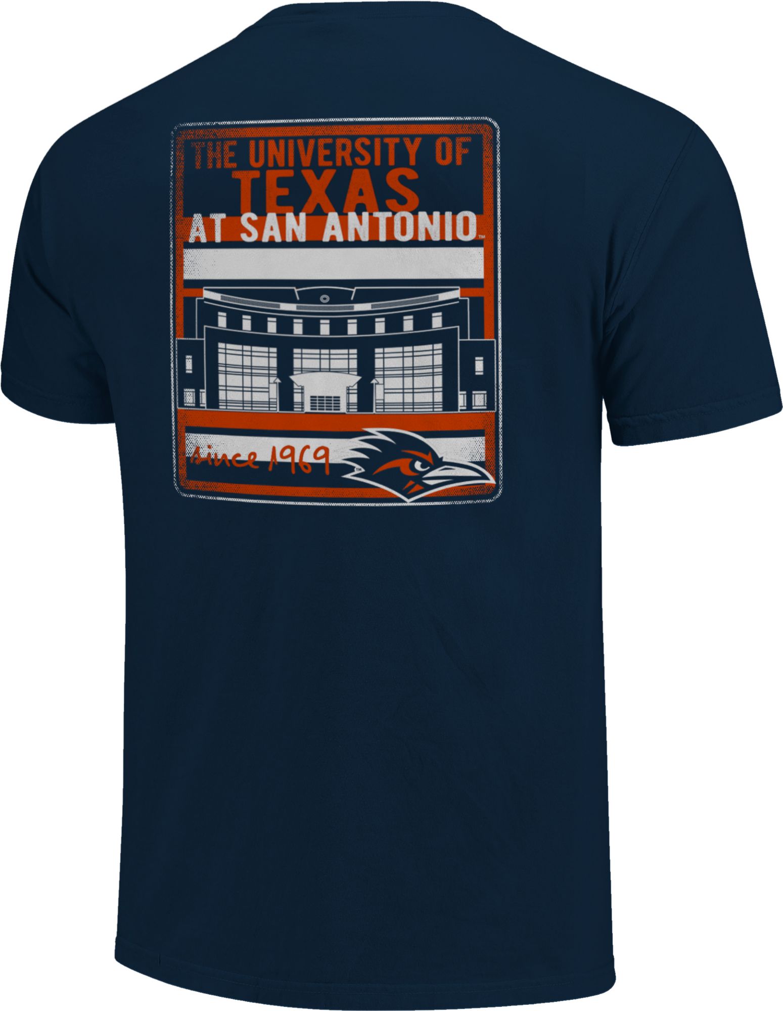 Image One Men's UT San Antonio Roadrunners Blue Campus Buildings T-Shirt product image