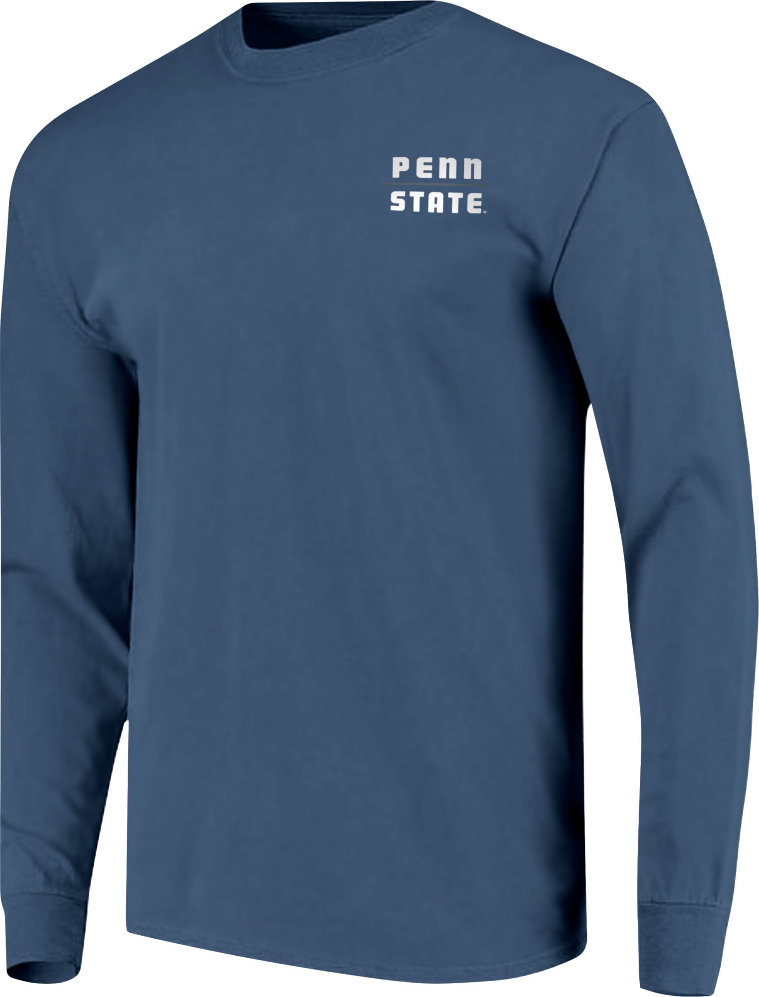 Image One Men's Penn State Nittany Lions Blue Campus Skyline Long Sleeve T-Shirt product image