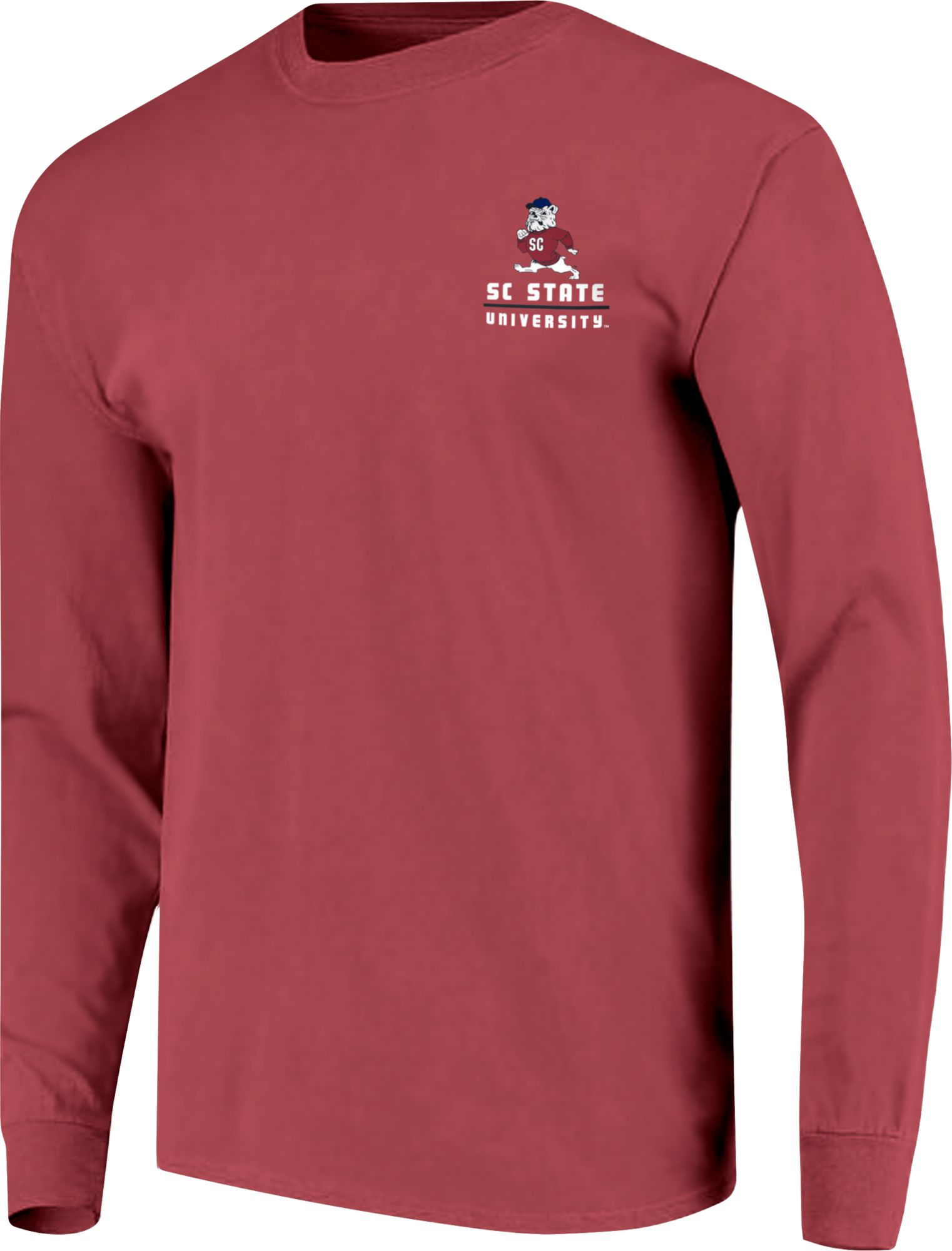 Image One Men's South Carolina State Bulldogs Garnet Campus Skyline Long Sleeve T-Shirt product image