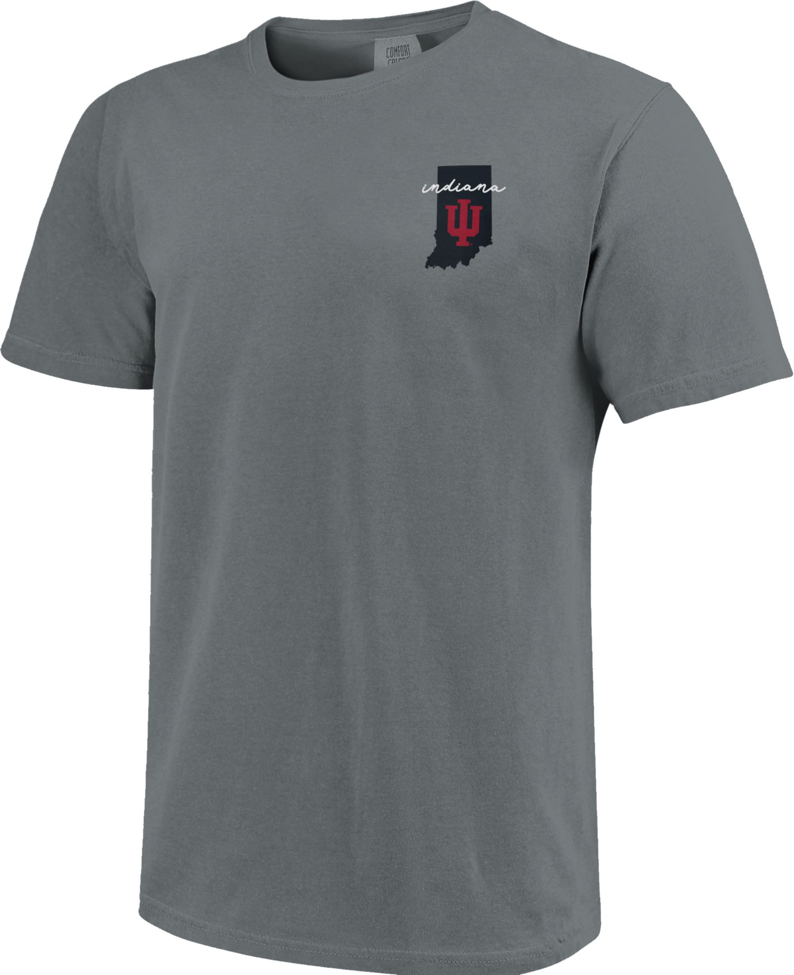 Image One Men's Indiana Hoosiers Grey Campus Polaroids T-Shirt product image
