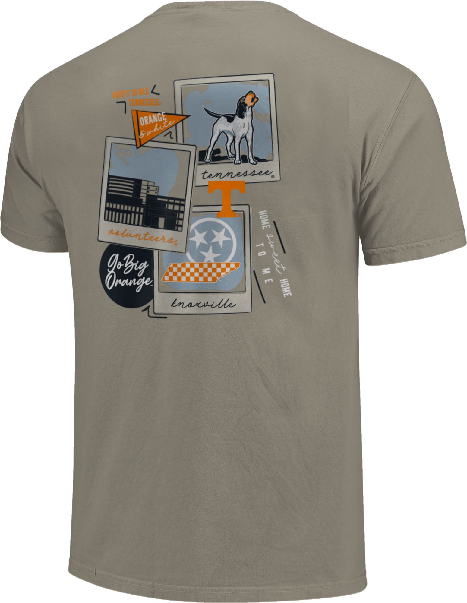 Image One Men's Tennessee Volunteers Grey Campus Polaroids T-Shirt product image