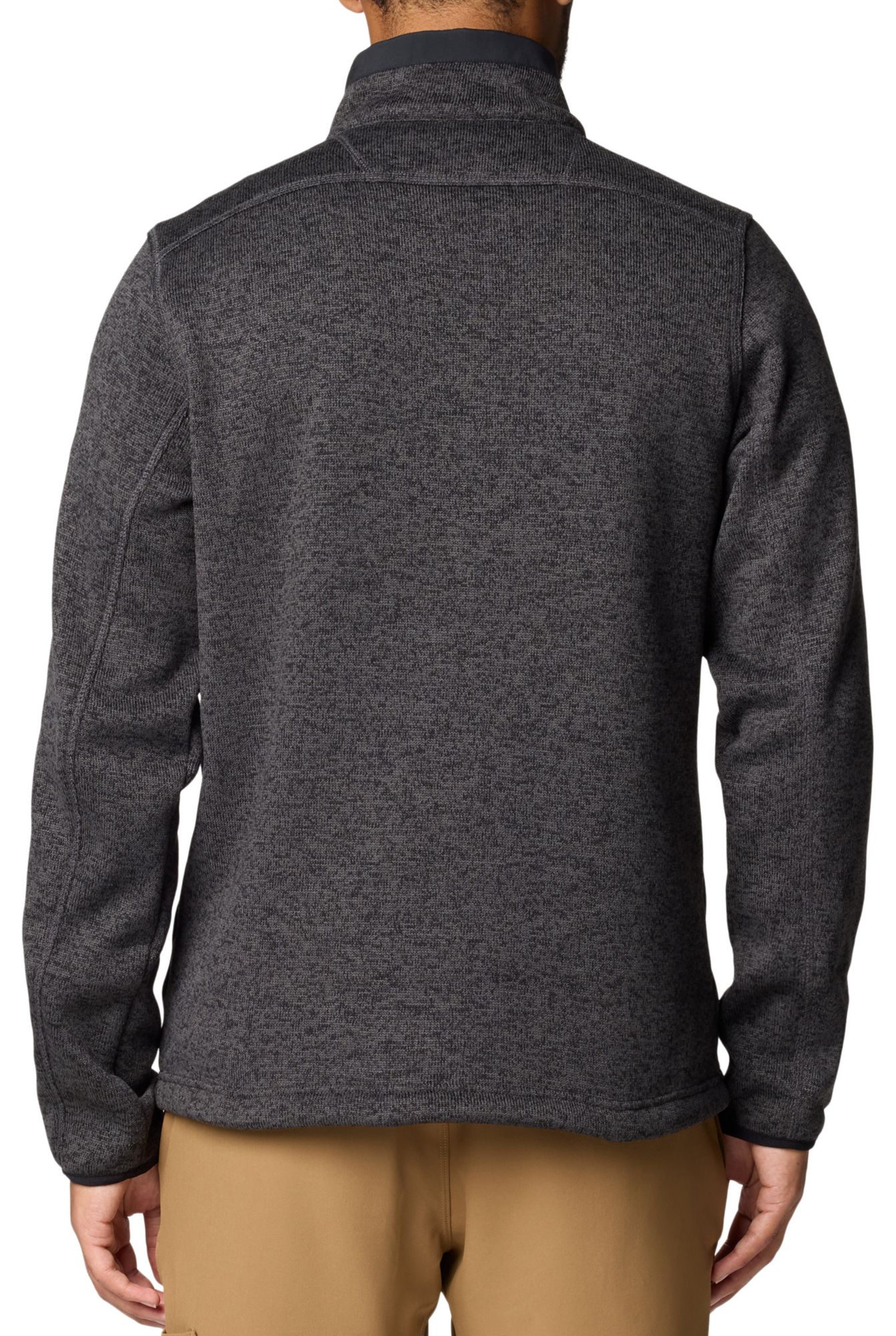 Columbia Men's Georgia Bulldogs Black Heather Sweater Weather 1/2 Zip Pullover product image