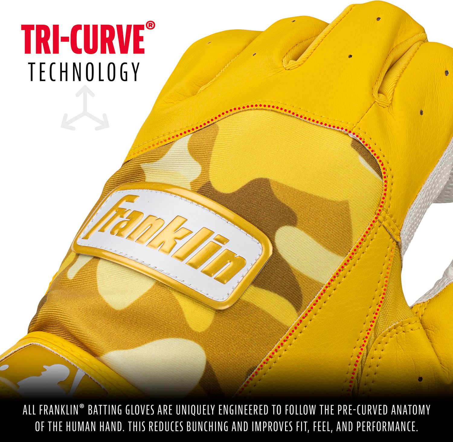 Franklin Youth Digitek Camo Batting Gloves product image