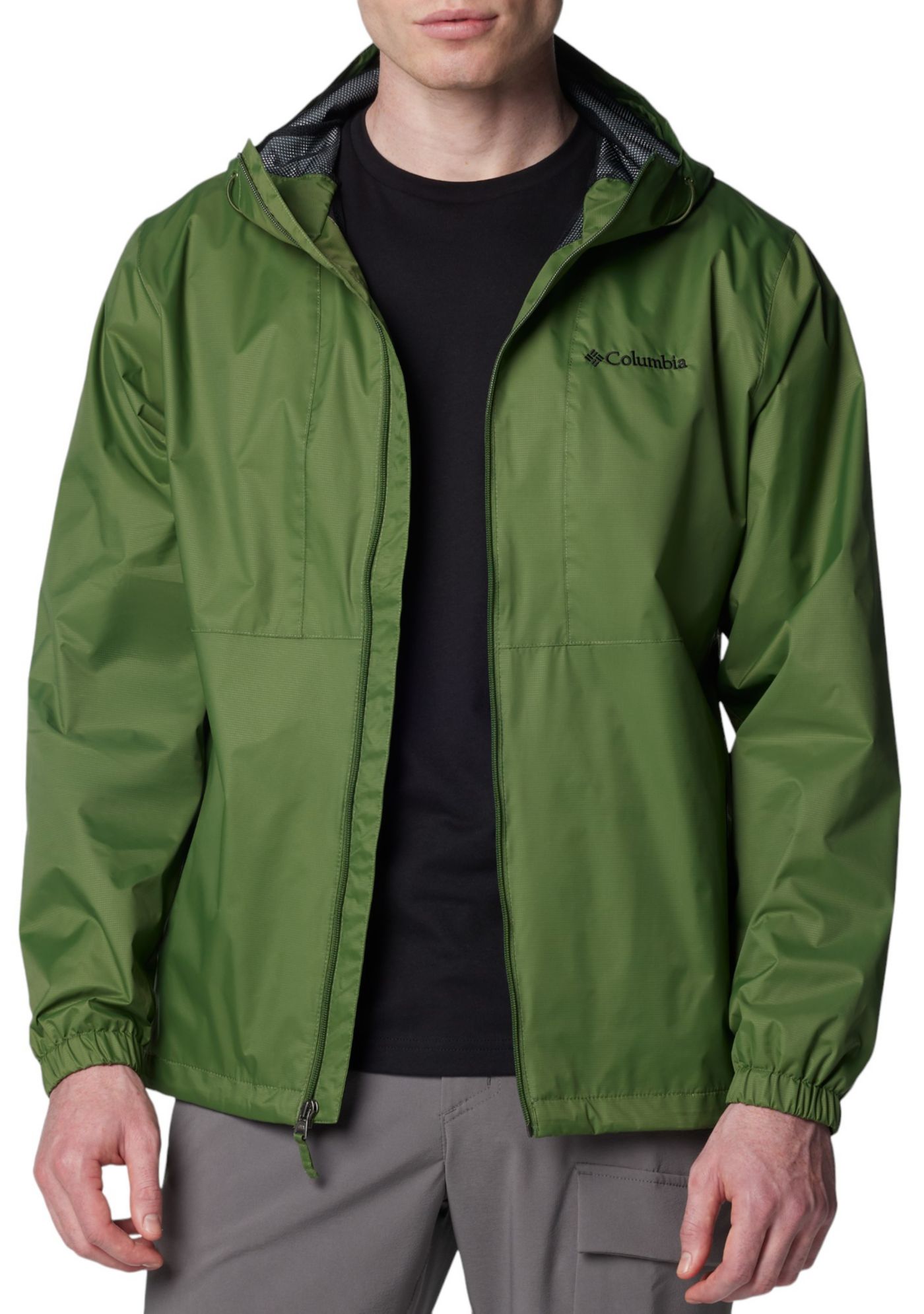 Columbia Men s Glenbrook Bend Rain Jacket Small Canteen