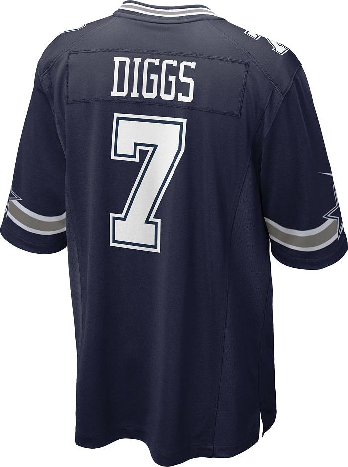Nike Men's Dallas Cowboys Trevon Diggs #7 Navy Game Jersey
