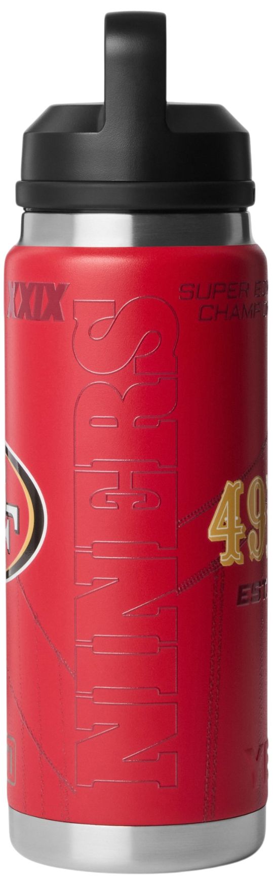 YETI San Francisco 49ers Fandom 26 oz. Rambler Bottle with Chug