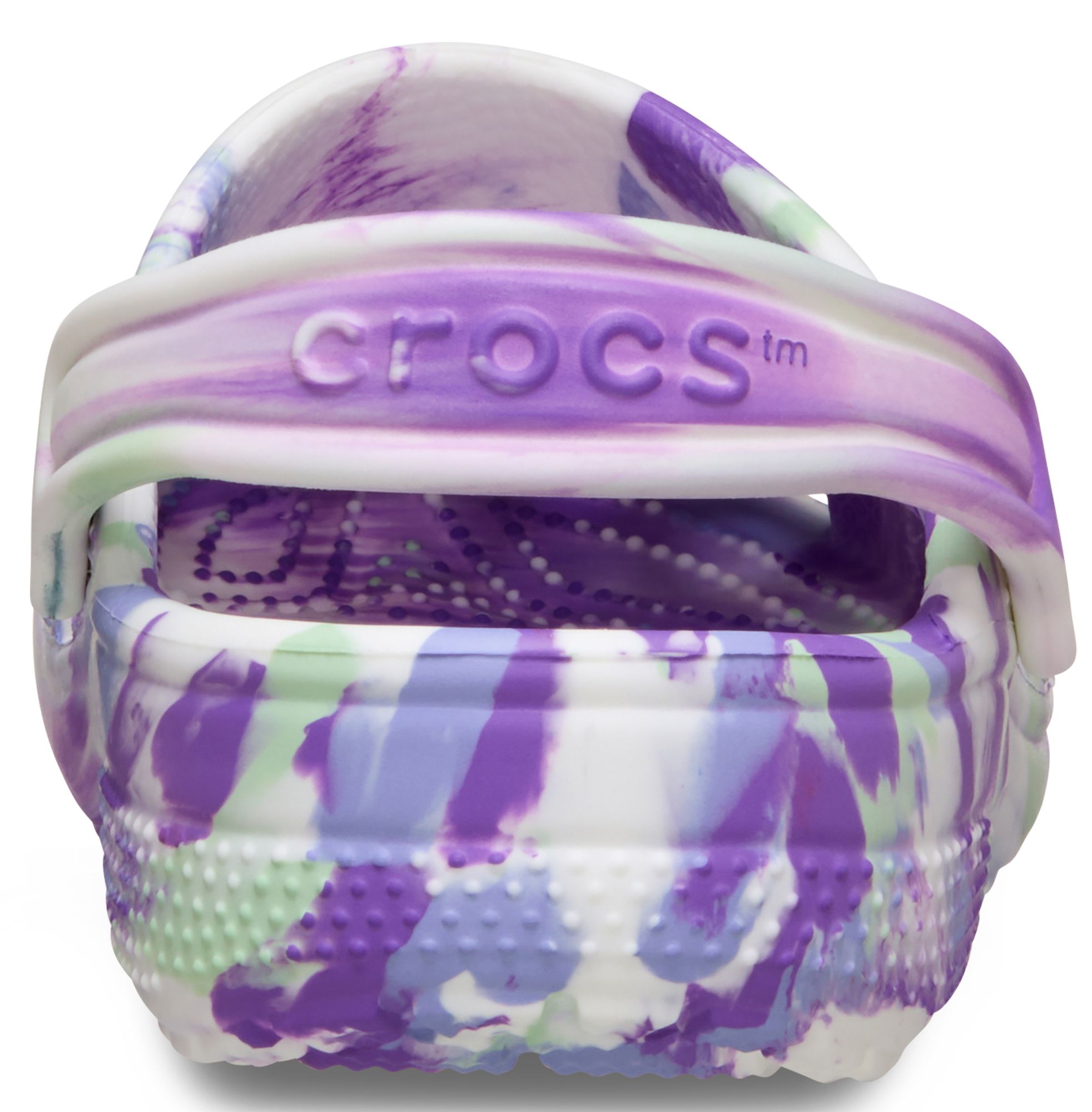 Crocs Kids Classic Glow Marbled Clogs product image