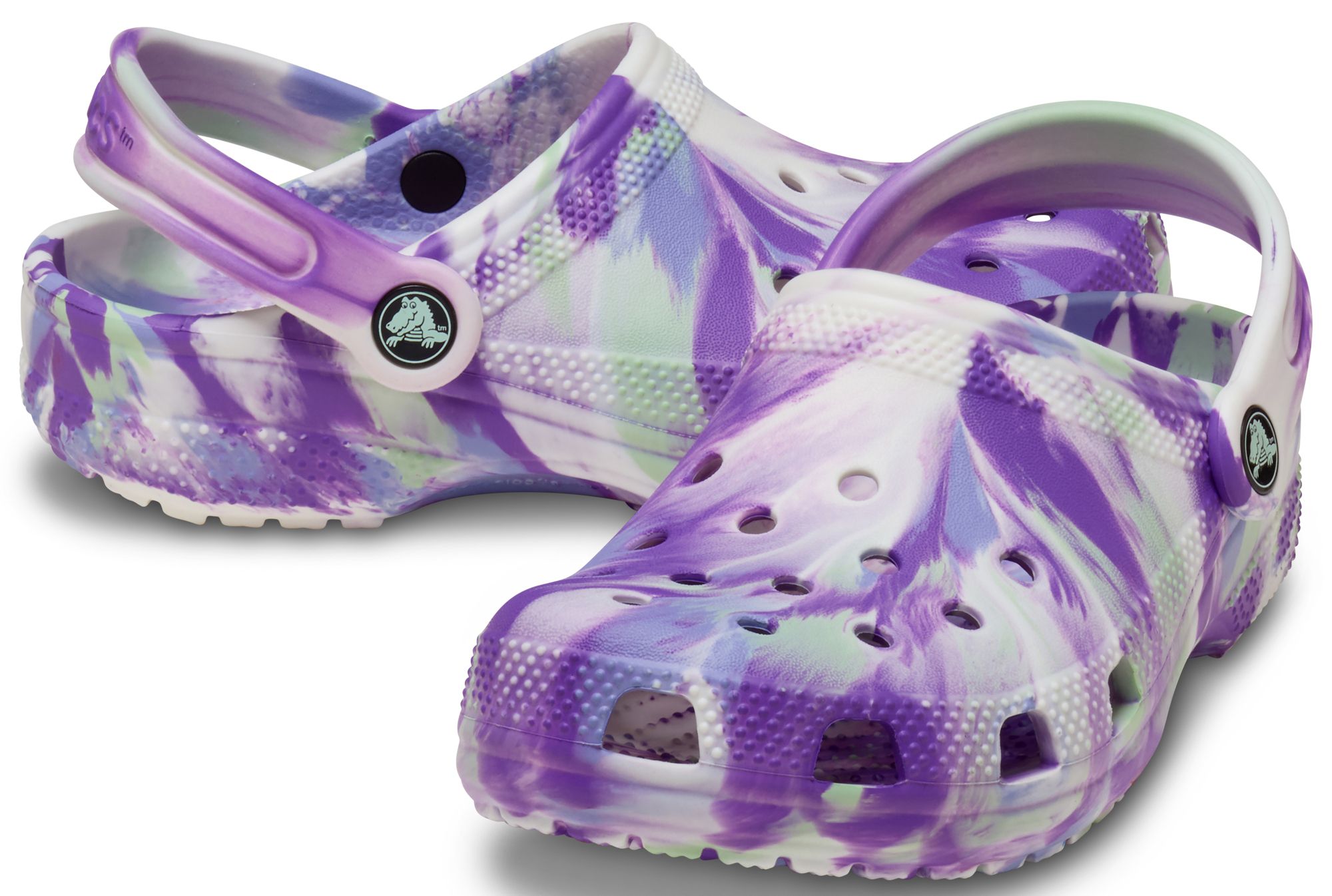 Crocs Kids' Classic Marbled Clogs product image
