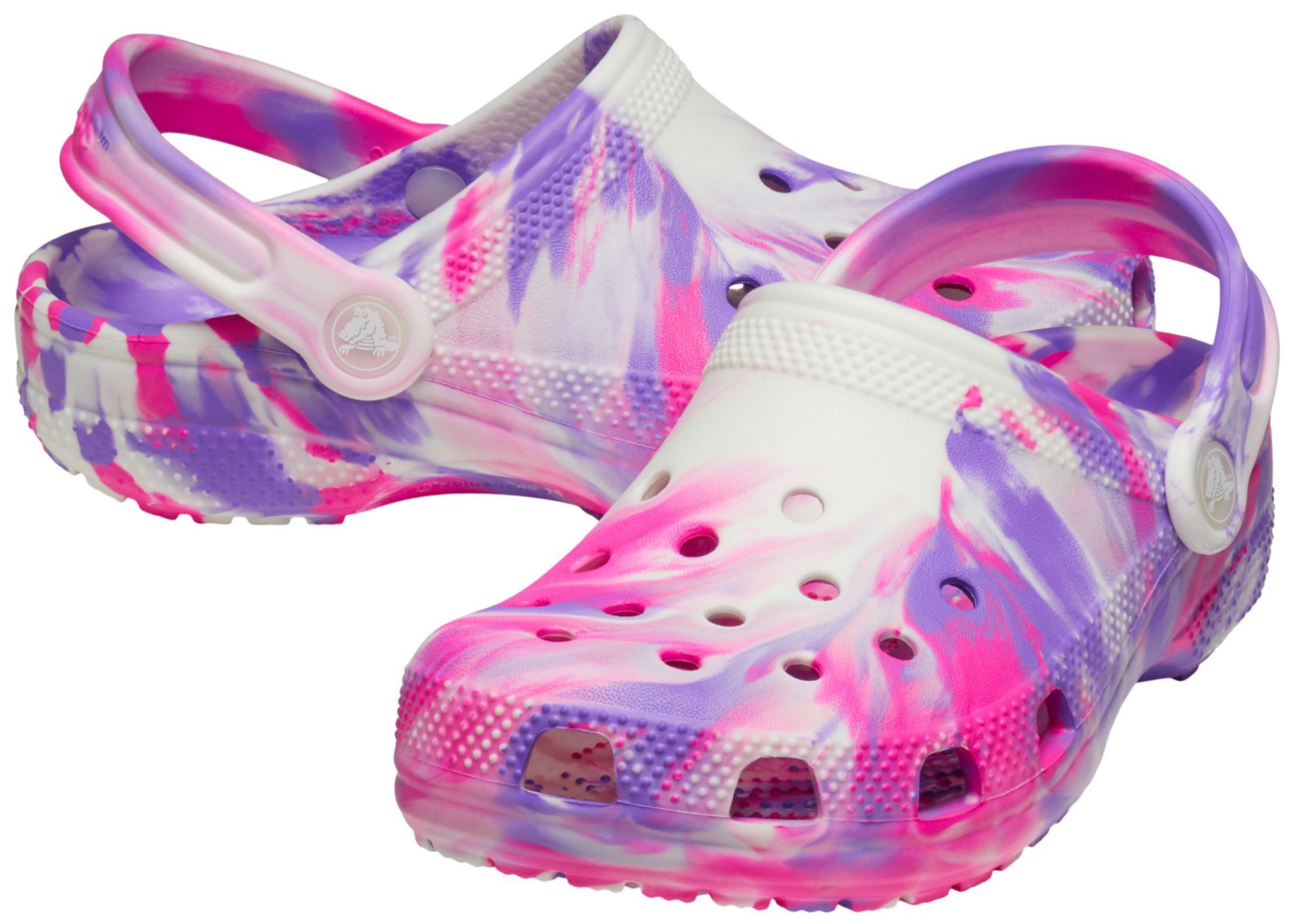 Crocs Toddler Classic Marbled Clogs product image