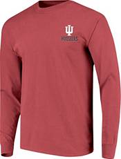Image One Men's Indiana Hoosiers Crimson Hyperlocal Long Sleeve T-Shirt product image