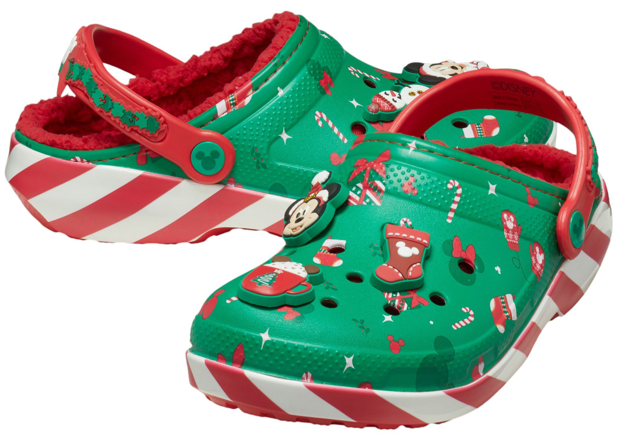 Crocs Mickey Mouse Holiday Lined Classic Clogs product image
