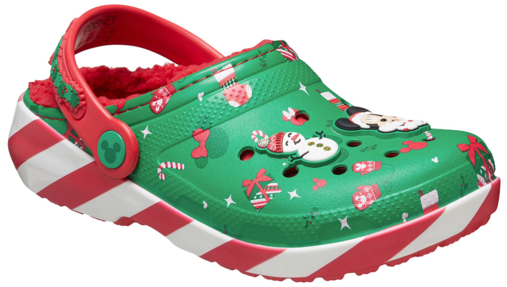 Crocs Toddler Mickey Mouse Holiday Lined Classic Clogs product image