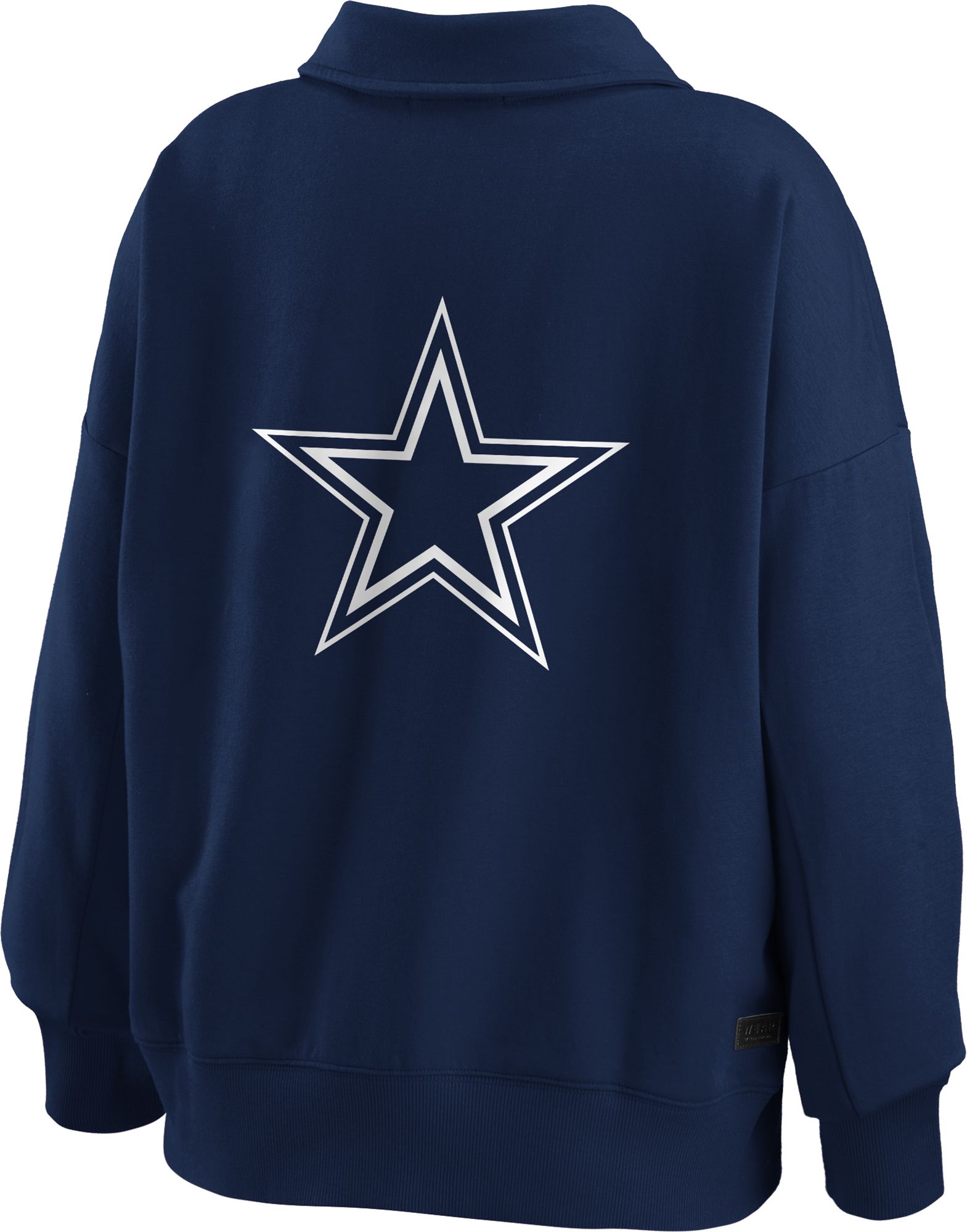 WEAR by Erin Andrews Women's Dallas Cowboys Navy Half-Zip Pullover product image