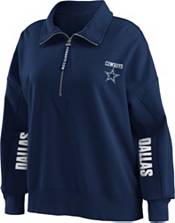 WEAR by Erin Andrews Women's Dallas Cowboys Navy Half-Zip Pullover product image