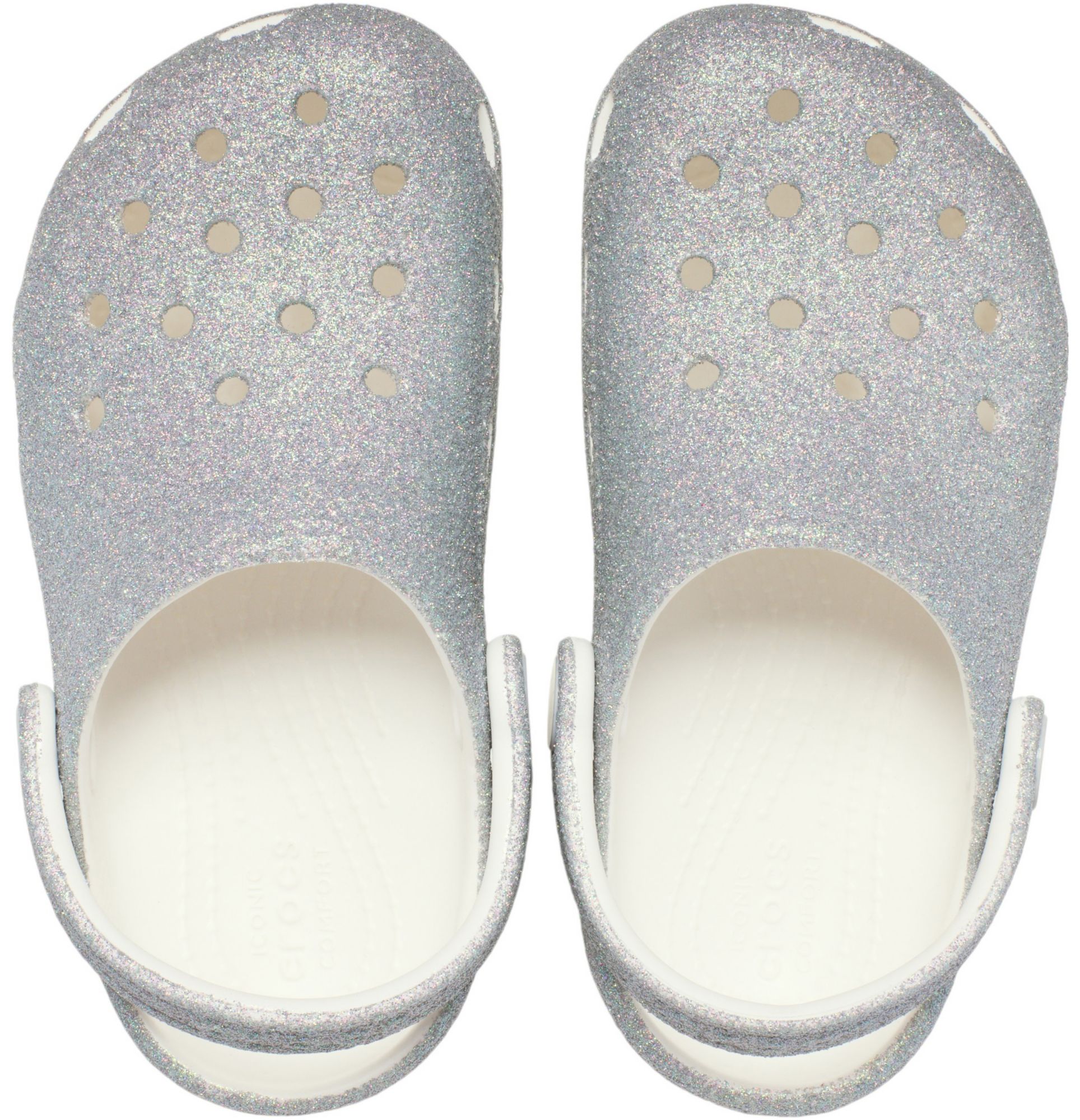 Crocs Toddler Iridescent Glitter Clogs product image