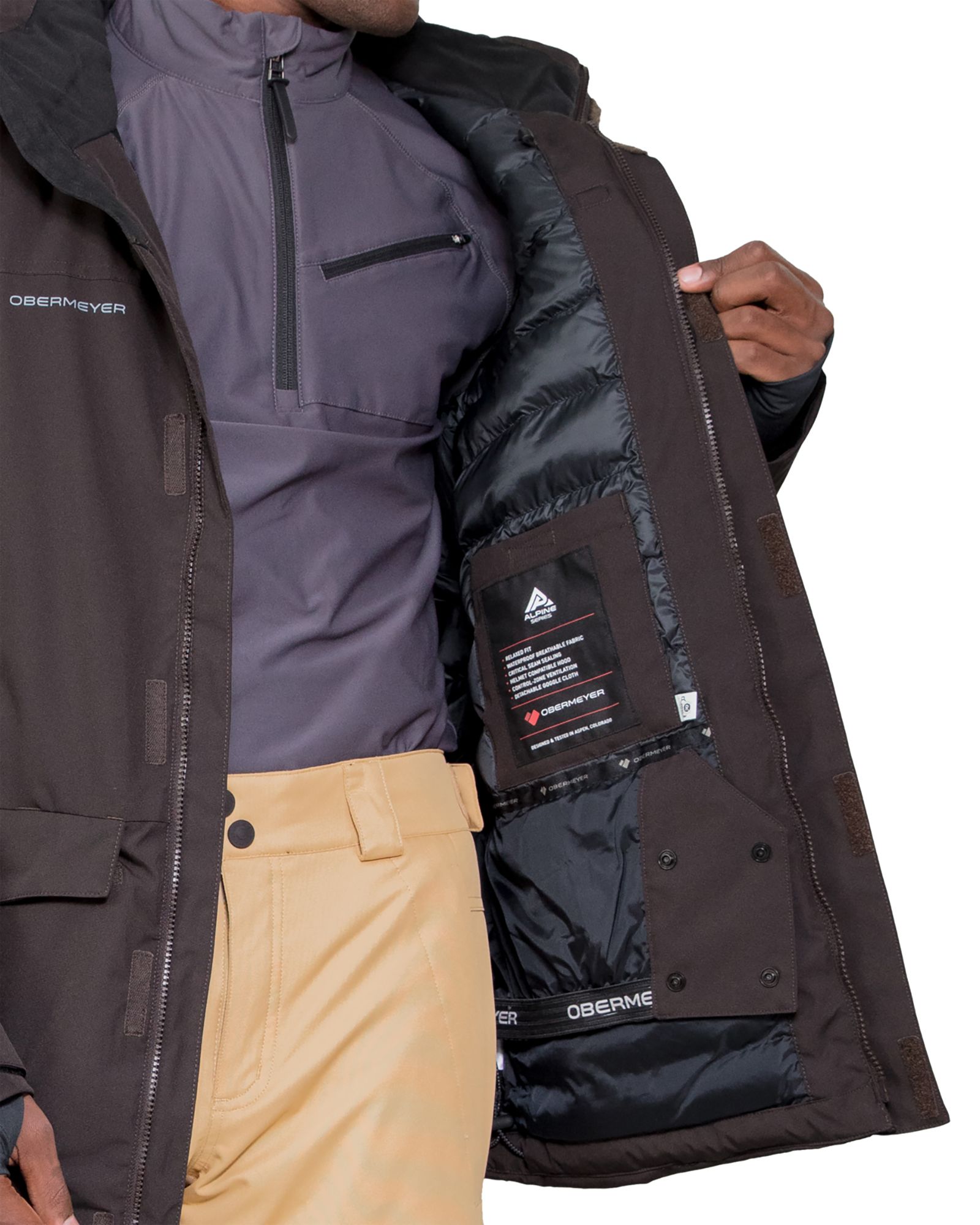 Obermeyer Men's Rideline Faux Fur Jacket product image