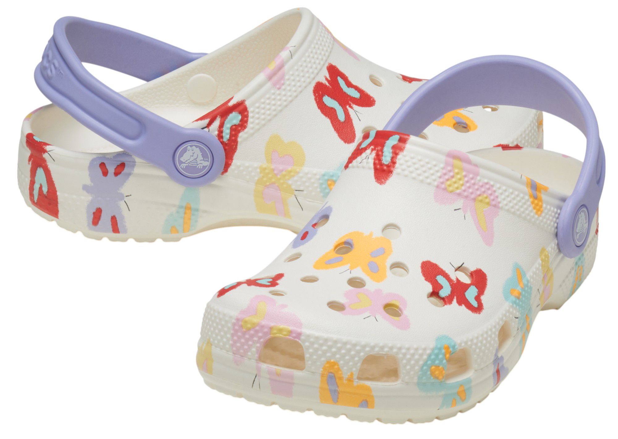 Crocs Toddler Butterfly Classic Clogs product image