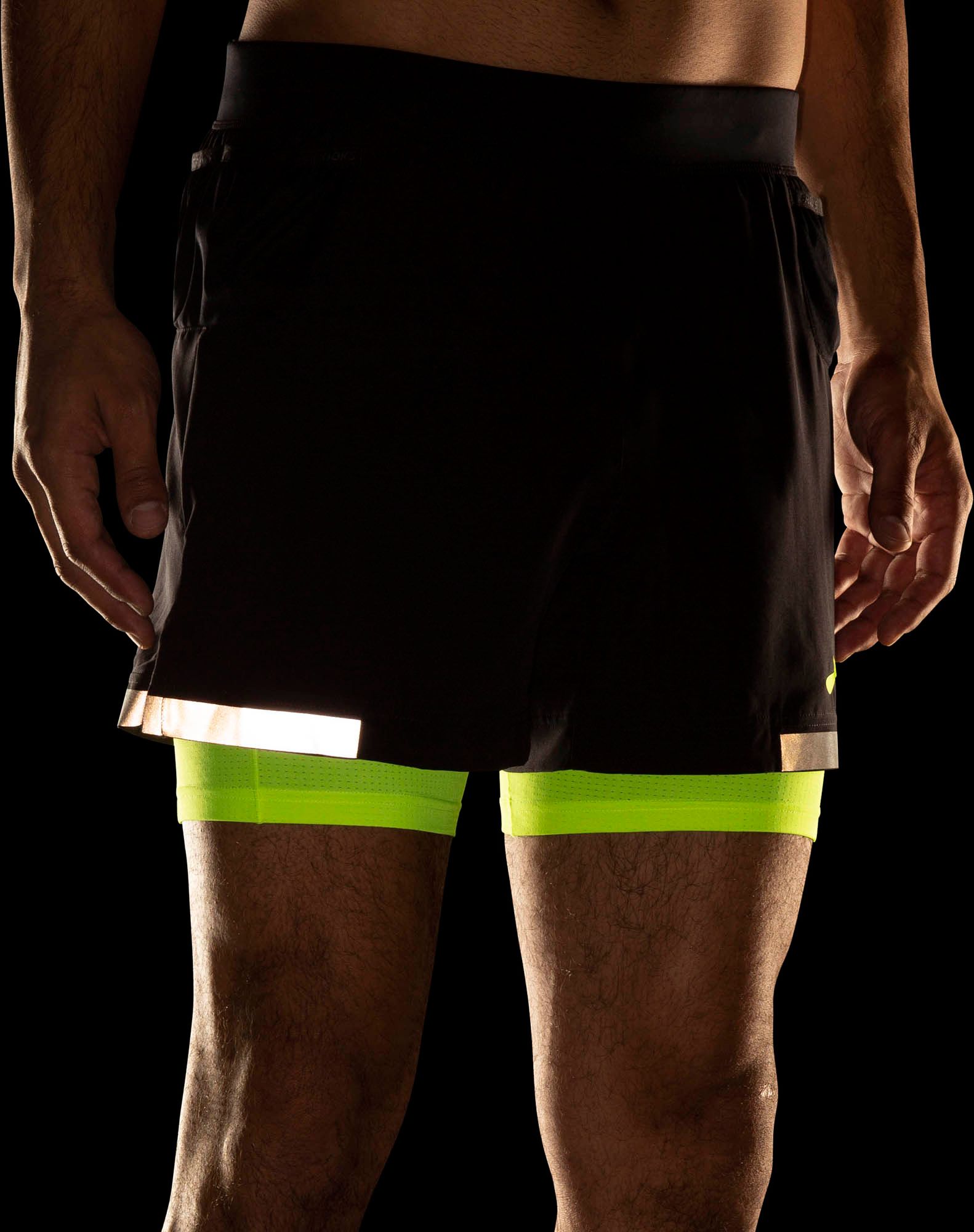 Brooks Men's Run Visible Carbonite 5” 2-in-1 Shorts product image