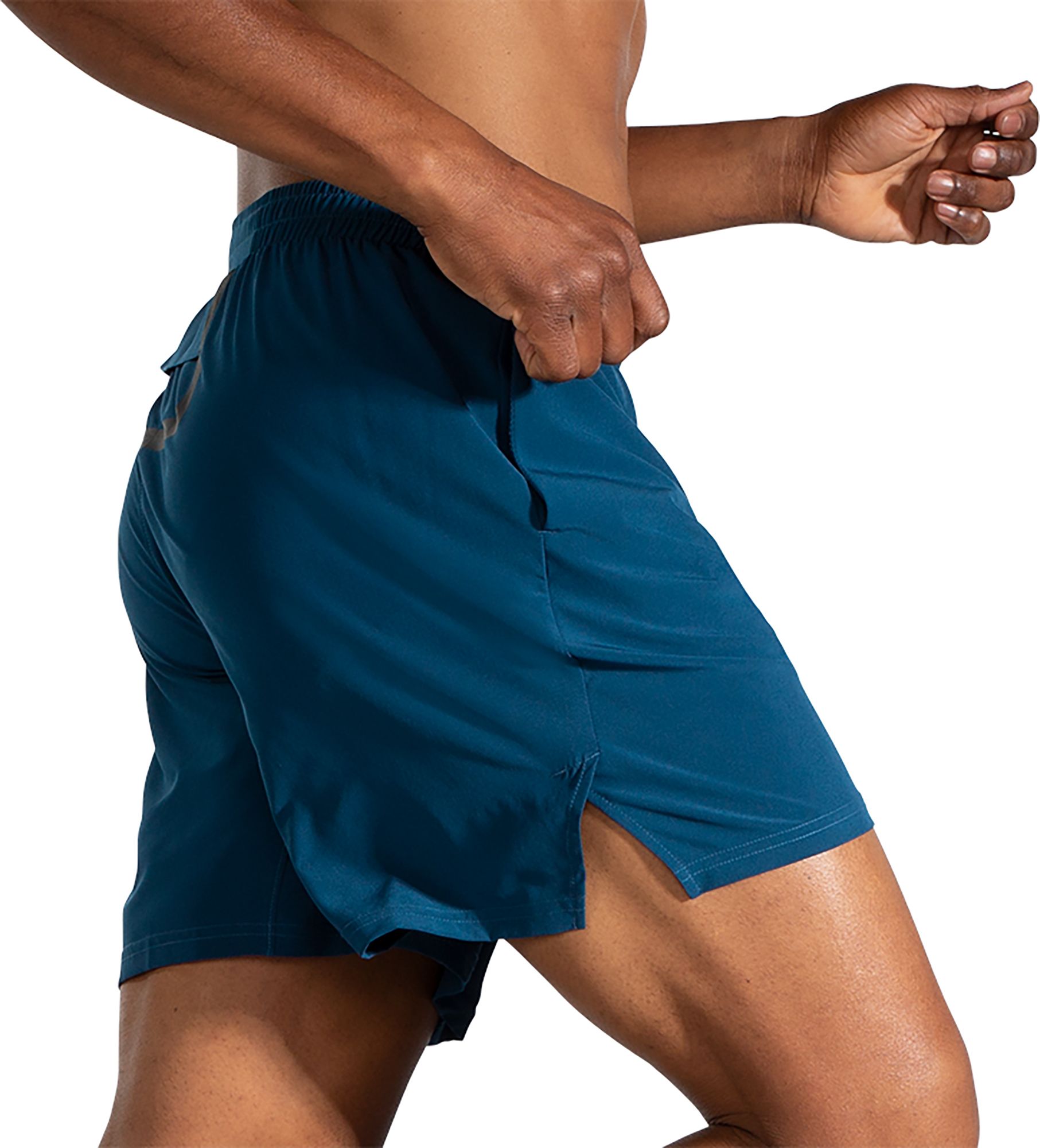 Mens linerless store running shorts