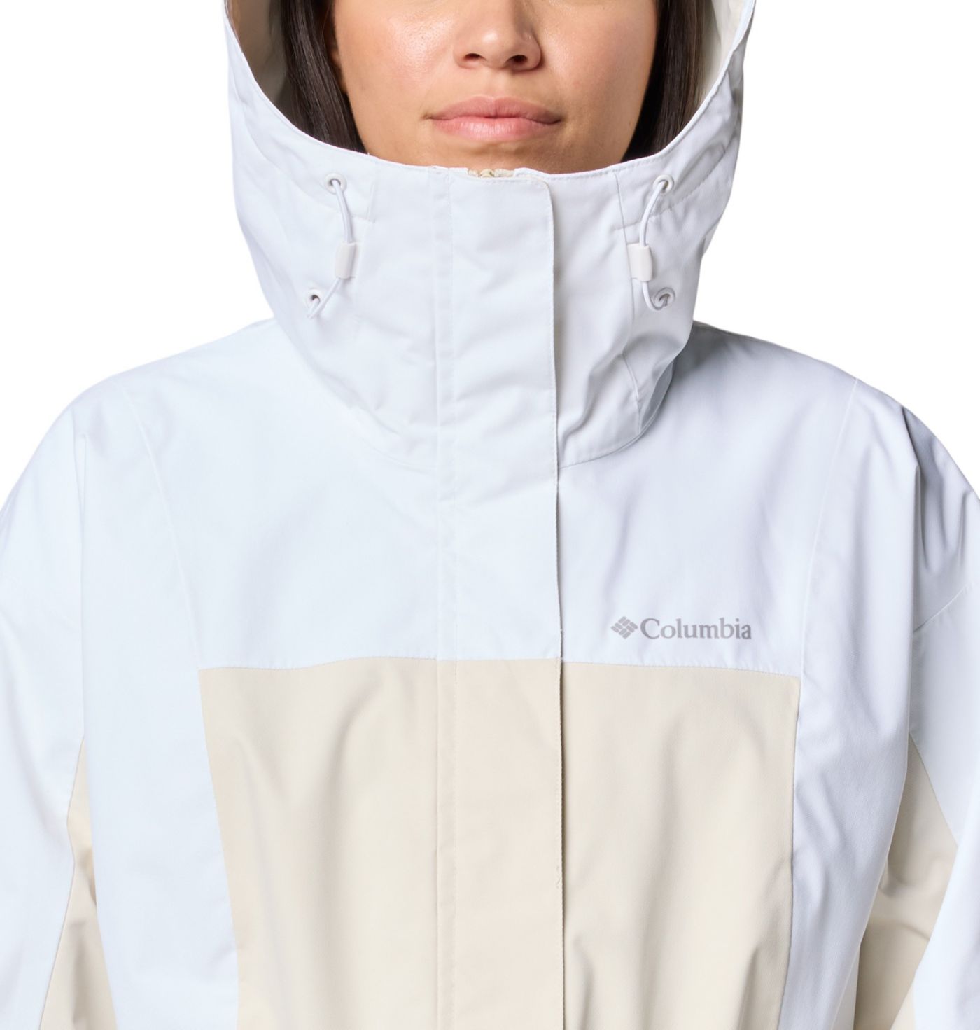Columbia long rain jacket womens deals