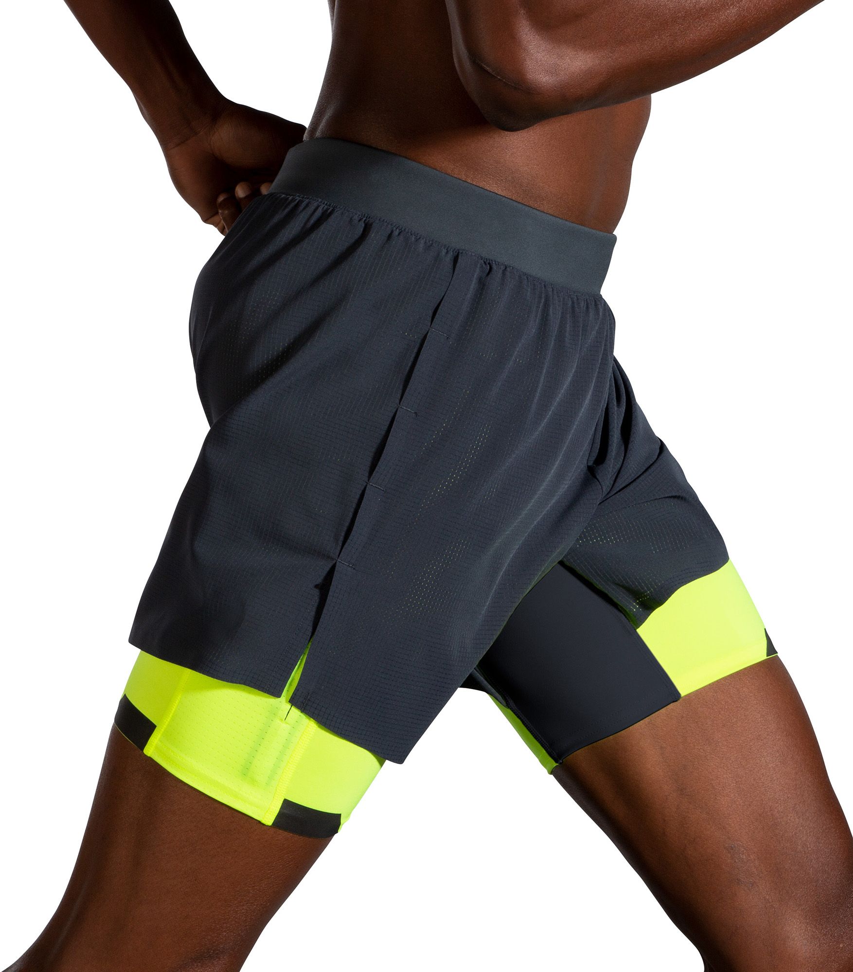 Dick's Sporting Goods Brooks Men's Run Visible 5 2-in-1 Short