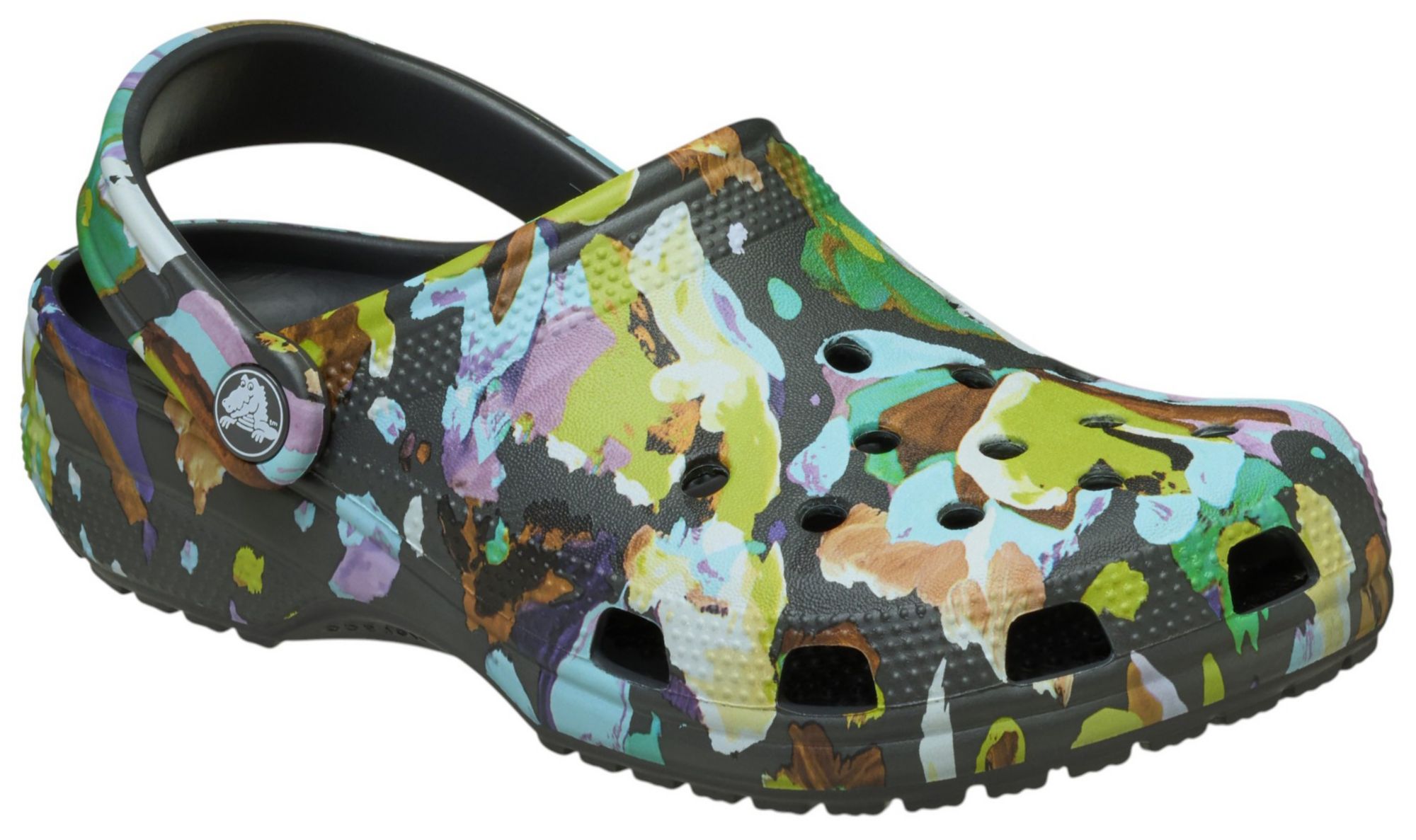 Crocs Classic Painted Floral Clog product image