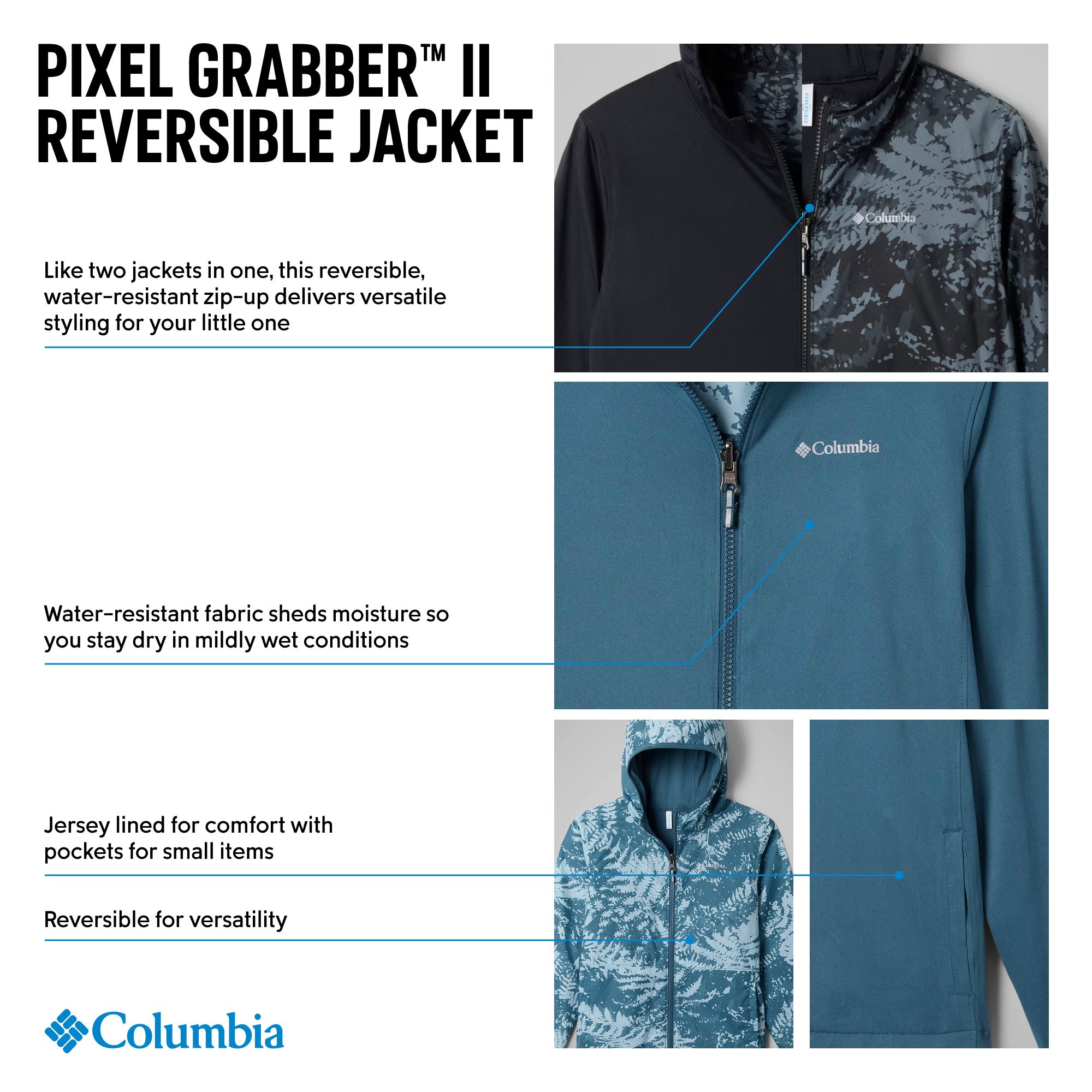 Columbia Kids' Pixel Grabber II Reversible Jacket product image