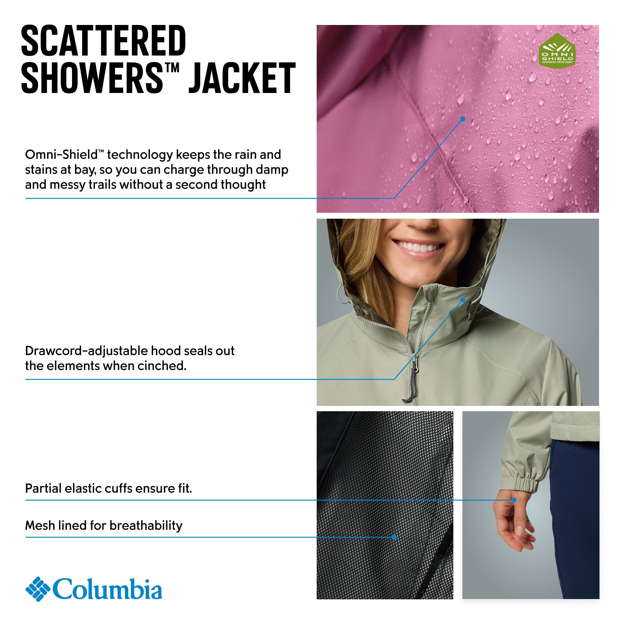 Columbia Women's Scattered Showers Jacket product image