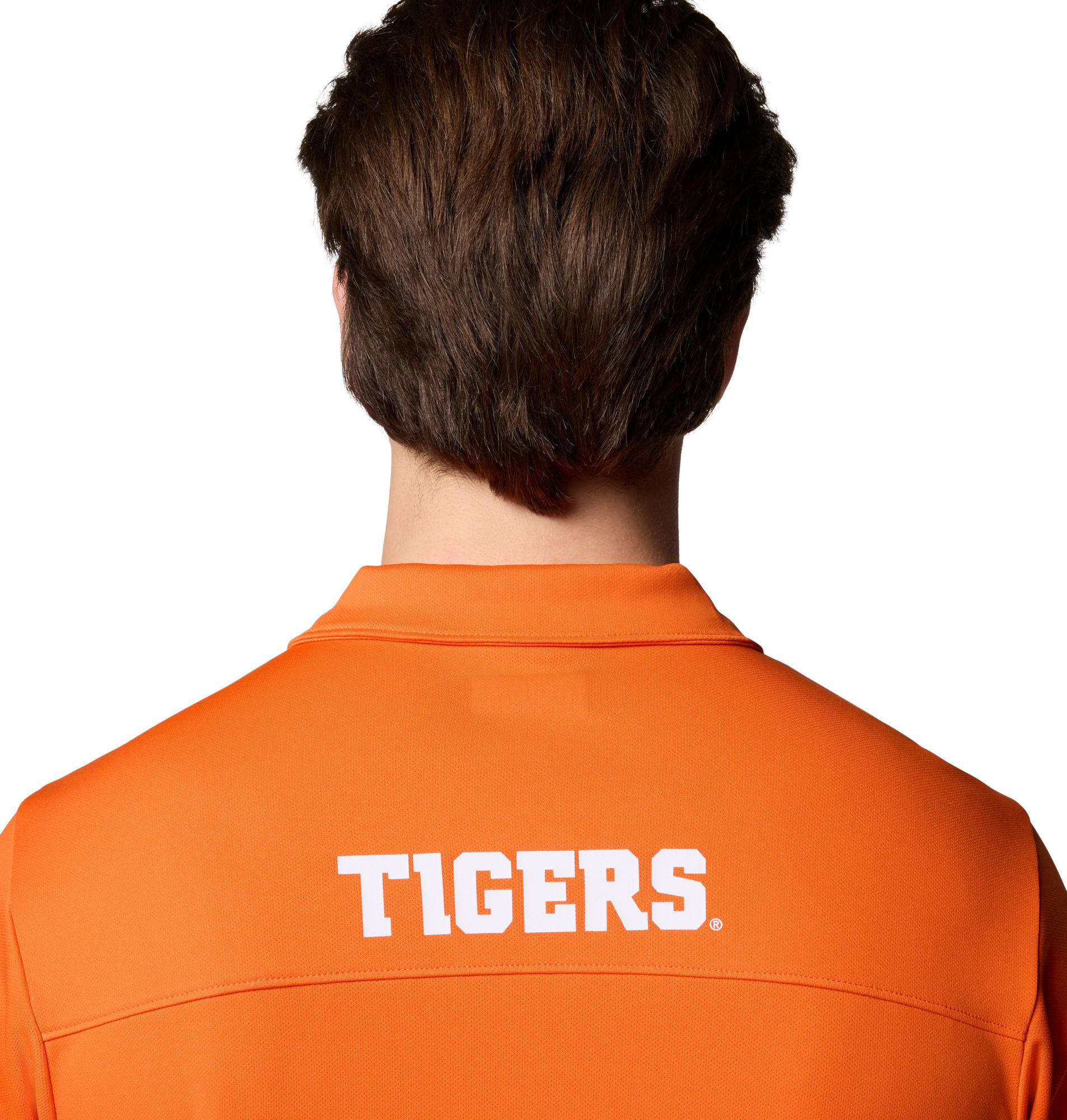 Columbia Men's Clemson Tigers Spark Orange Fair Catch Polo product image