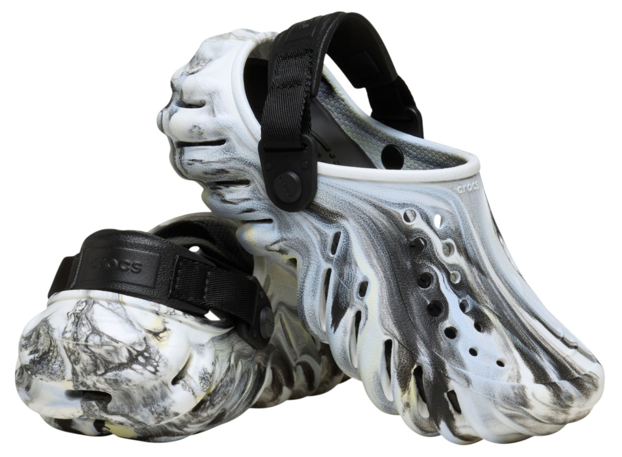 Crocs Kids Classic Echo Glow Marbled Clogs product image