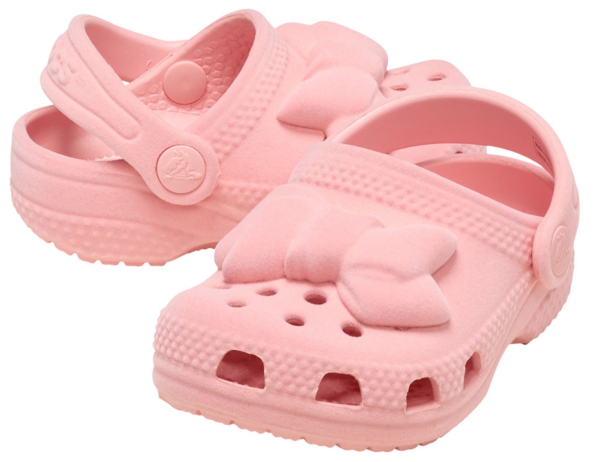 Crocs Toddler Classic Velvet Bow Clogs product image